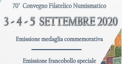 70° Convegno Filatelico Numismatico di Riccione 70° Convegno Filatelico Numismatico di Riccione